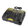 12V 14.4V 18V 20V Dual-Port Charger DCB102 For Dewalt Cordless Drill Power Tool Battery