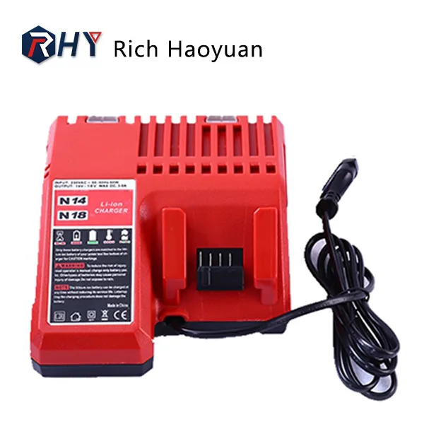 14.4V-18V M18 Lithium Ion Battery Charger Replacement for Milwaukee Power Tool