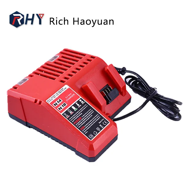 14.4V-18V M18 Lithium Ion Battery Charger Replacement for Milwaukee Power Tool