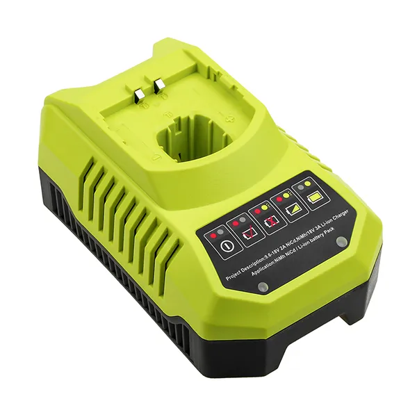 9.6V-18V Ni-Cd Ni-MH Li-ion Power tool Battery Charger P117 Replacement for Ryobi One Plus Tools