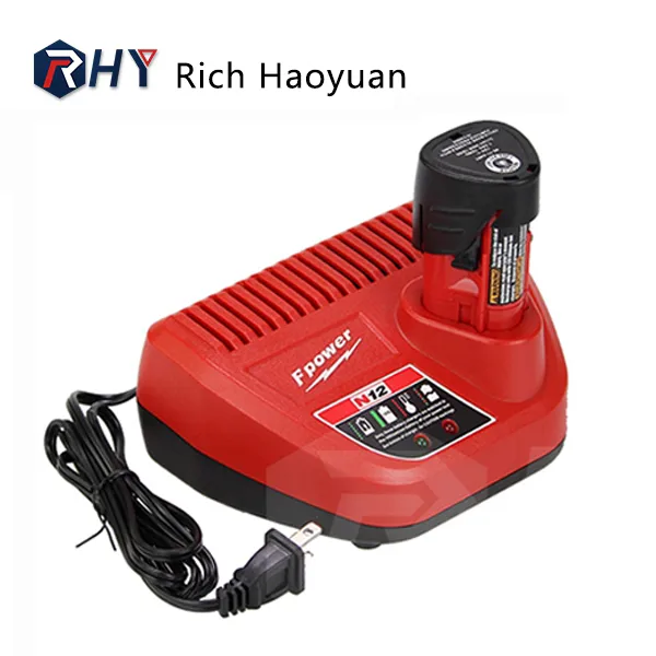 12V Lithium Ion Battery M12 Charger Replacement for Milwaukee Cordless Drill Power Tool