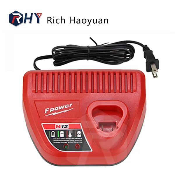 12V Lithium Ion Battery M12 Charger Replacement for Milwaukee Cordless Drill Power Tool