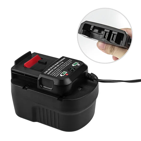 Replacement Black Decker 9.6V 18V NiCd NiMH Battery Charger 90556254 01 RHY Battery