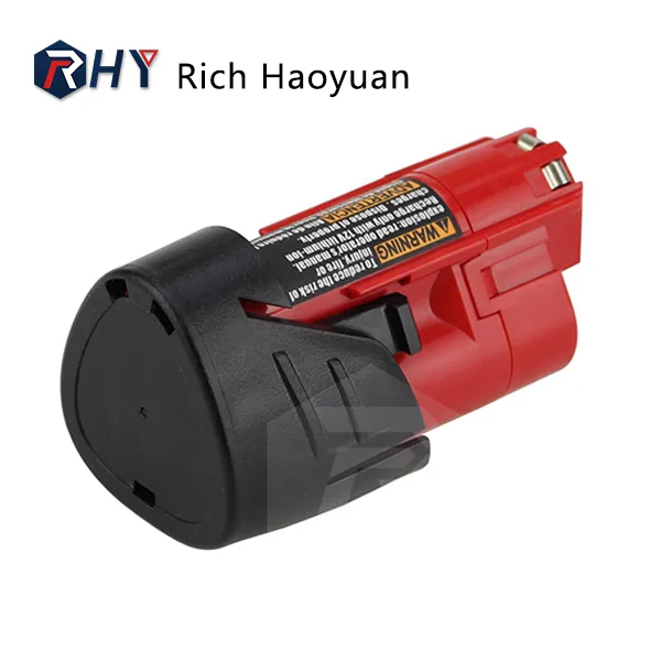 10.8V 12V 1.5Ah 2.0Ah 2.5Ah 3.0Ah Li-ion Battery Replacement for Milwaukee M12 B2 B3 48-11-2401 48-59-2420 48-11-2430