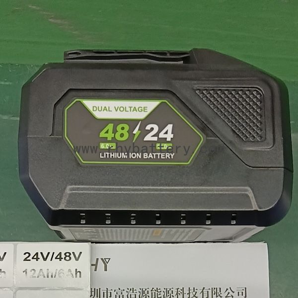 Dual Voltage 48V/24V Max 4Ah 5Ah 6Ah 8Ah 10Ah 12Ah Li-ion Compatible Battery For Greenworks Tools BAM704 BAM706 48B4AH 2938502