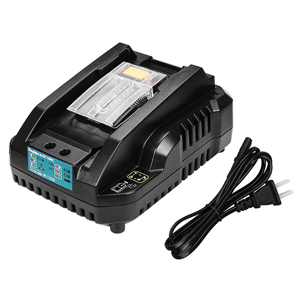 Lithium-ion Single Port Optimum Battery Charger For Makita 14.4V-18V LXT Battery DC18RC
