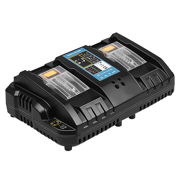 Twin Port Lithium ion Charger for Makita LXT 14.4V-18V Battery DC18RD