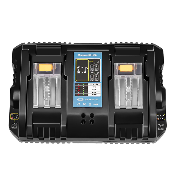 Twin Port Lithium ion Charger for Makita LXT 14.4V-18V Battery DC18RD