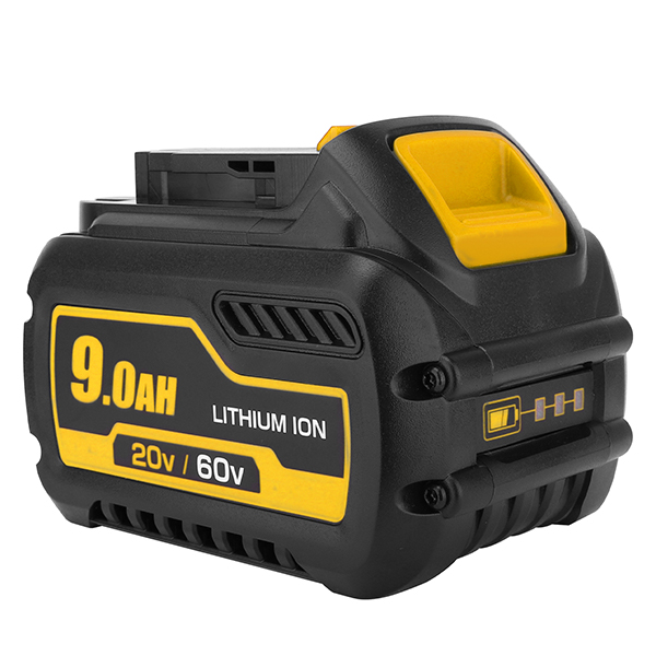 20V/60V Max Dual-Voltage 9Ah 7.5Ah 3Ah 2.5Ah Li-ion Battery for DeWalt Flexvolt Replacement DCB606 DCB609