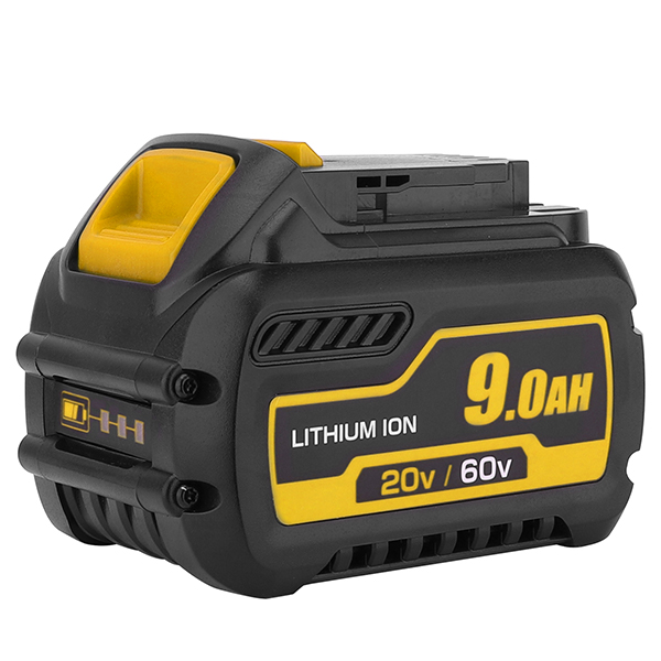20V/60V Max Dual-Voltage 9Ah 7.5Ah 3Ah 2.5Ah Li-ion Battery for DeWalt Flexvolt Replacement DCB606 DCB609