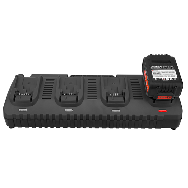 4-Port Lithium-ion Battery Charger For Dewalt 10.8V-20V Flexvolt 20V/60V Max Batteries DCB104