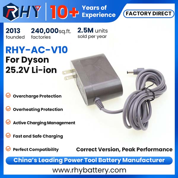 25.2V Li-ion Charger For Dyson Cordless Vacuum V10 V11 AC Adapter 217160-02 969350-02