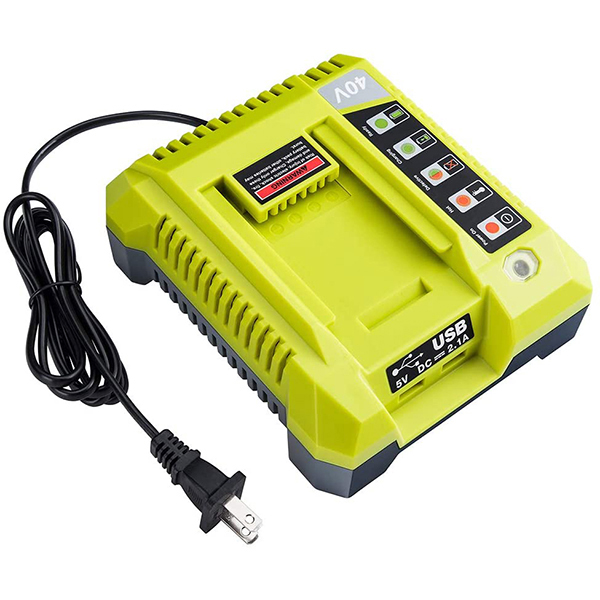36V 40V Li-ion Battery Charger For Ryobi OP401 OP400 OP403 ZROP401 140199003