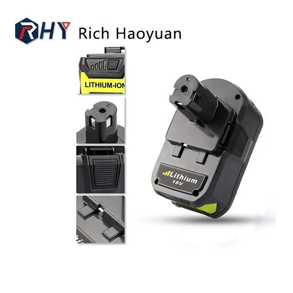 18V 3.0Ah 4.0Ah 5.0Ah 6.0Ah Lithium Ion Battery For Ryobi ONE+ Cordless Tools P108 P192 RB18L40