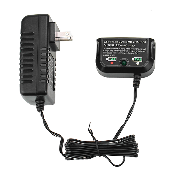 Replacement Black & Decker 9.6V-18V NiCd & NiMH Battery Charger 90556254-01 