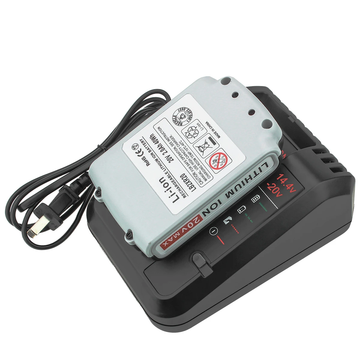 Replacement Black & Decker 20V Max Lithium Ion Battery Charger BDCAC202B PCC692L BDC2A