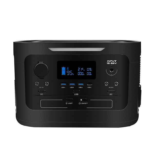 RHY-PPS1000 Portable Power Station 1060Wh Battery Power Bank 1000W with Wireless Charging